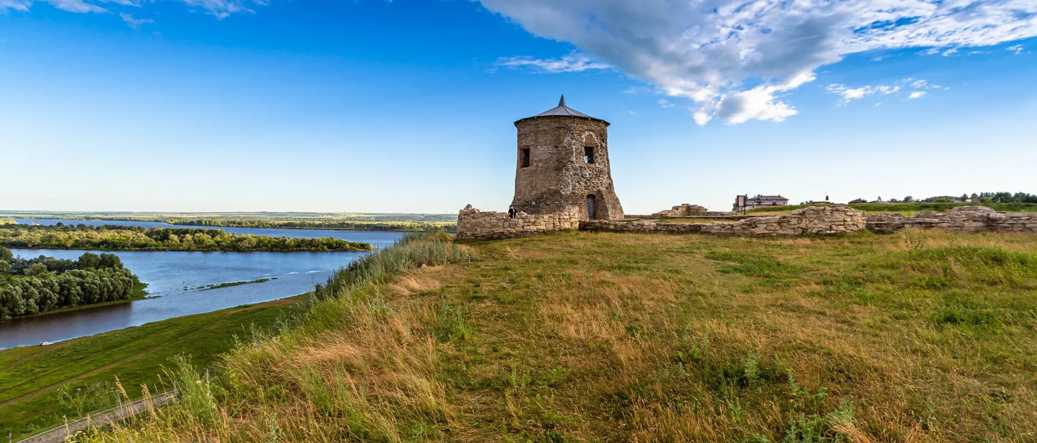 Вид на Елабужское городище
